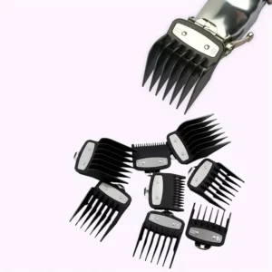 8pcs Universal Hair Clipper Guards - Black