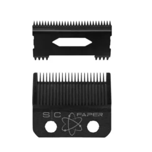 Style Craft Fixed Black Diamond Carbon Faper Clipper Blade with Deep Tooth Cutter Set